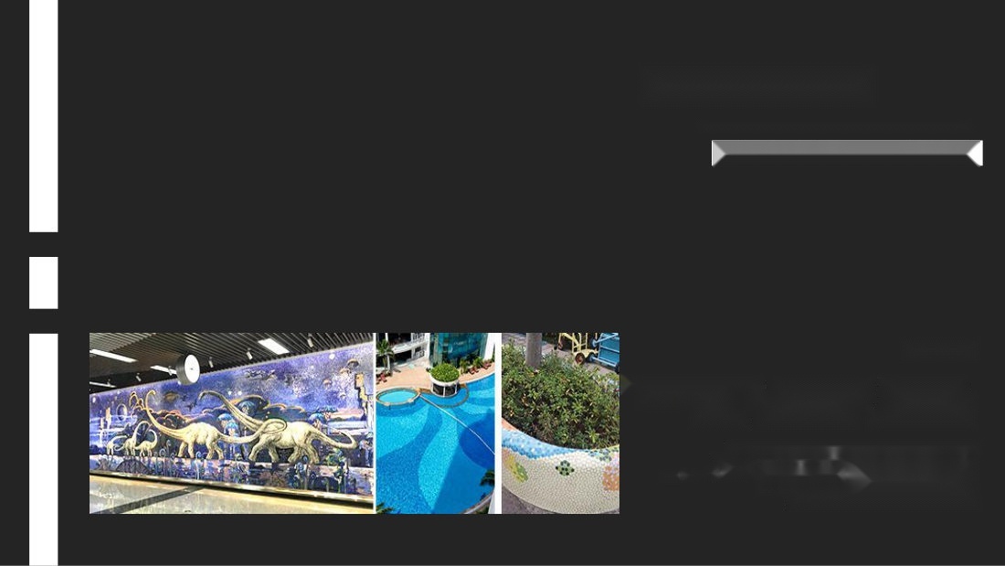 Custom pool mosaic pattern with wildlife art